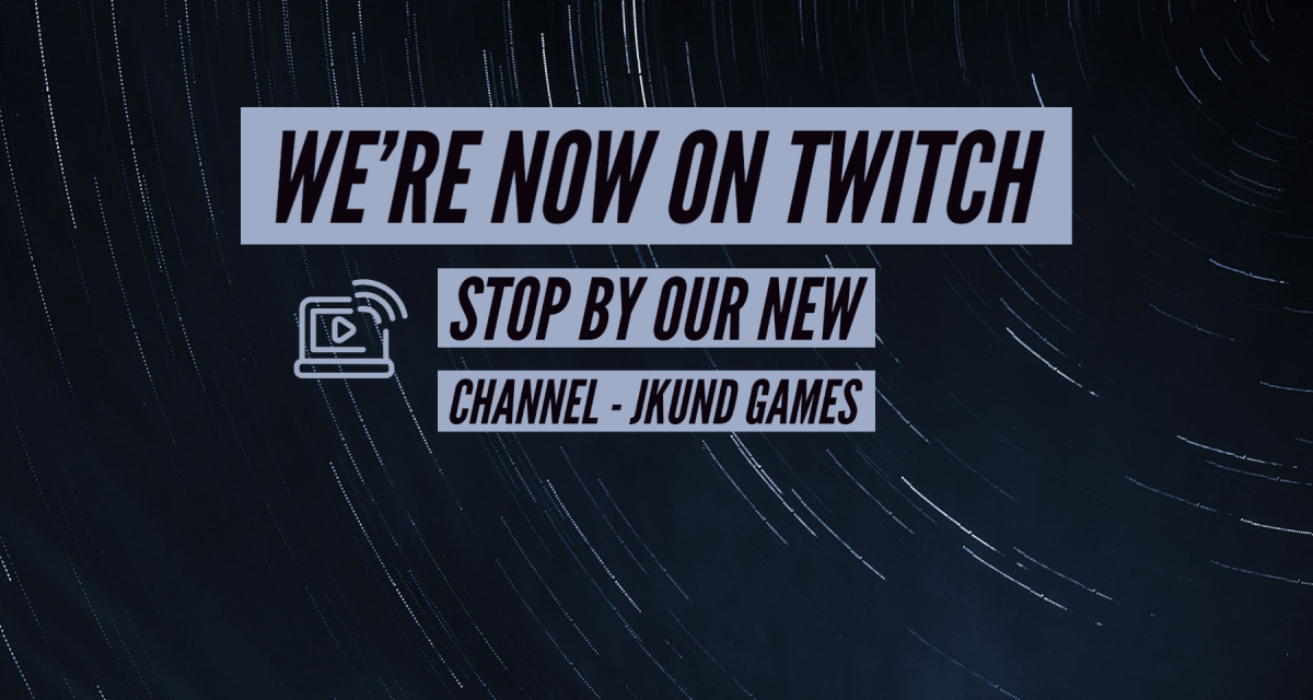 We’re on Twitch!