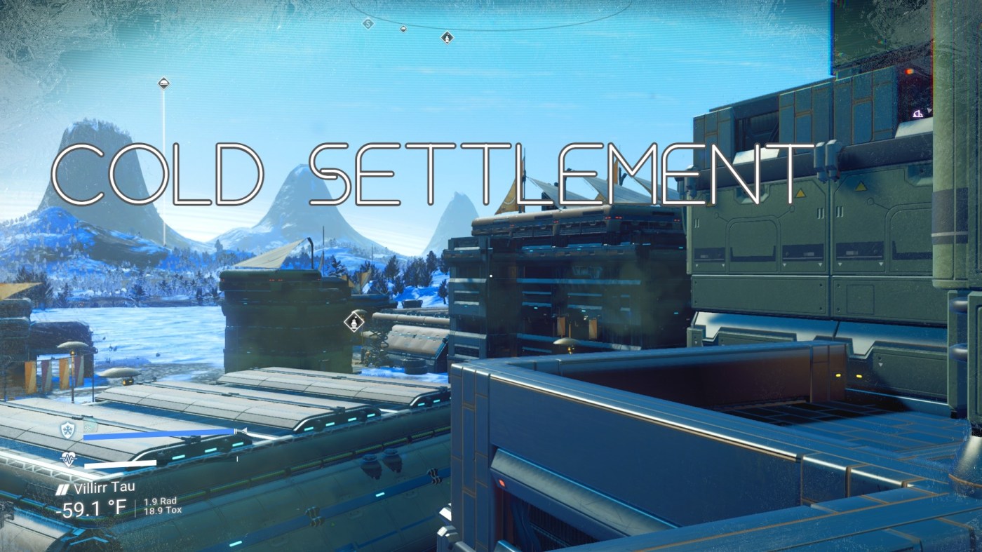 No Man's Sky Cold Planet Settlement