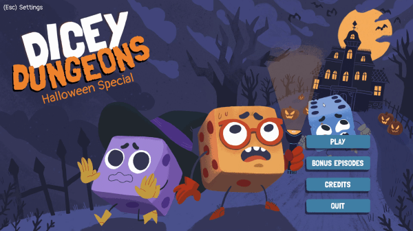 Dicey Dungeons Halloween Special: The Warrior Playthrough