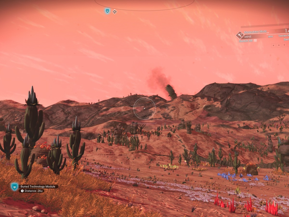 Finally Found One, A No Man’s Sky&nbsp;Sandworm!